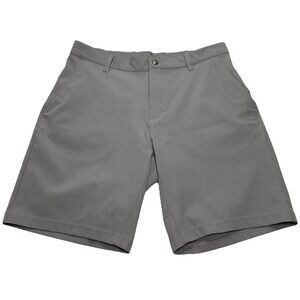 Men's State & Liberty Athletic Fit Shorts 9" Size 33 Light Grey